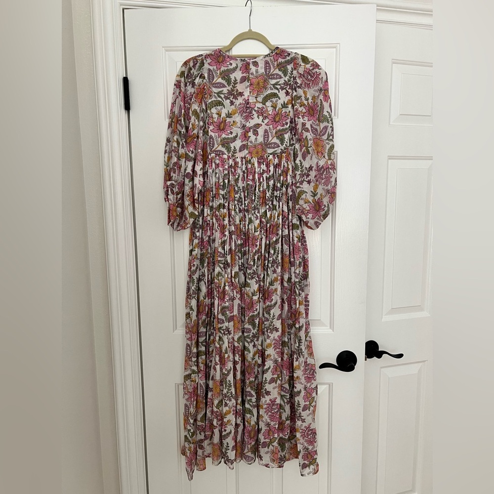 Daughters of India Maxi Dress Fuschia Bloom - Picture 6 of 6